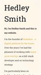 Mobile Screenshot of hedleysmith.com